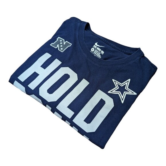 DALLAS COWBOYS Nike Dark Blue Hold Down The East T-shirt XL - Picture 1 of 10